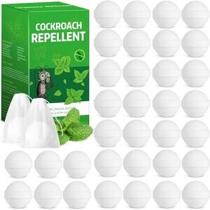 36 Pack Powerful Cockroach Repellent for Indoor and Outdoor